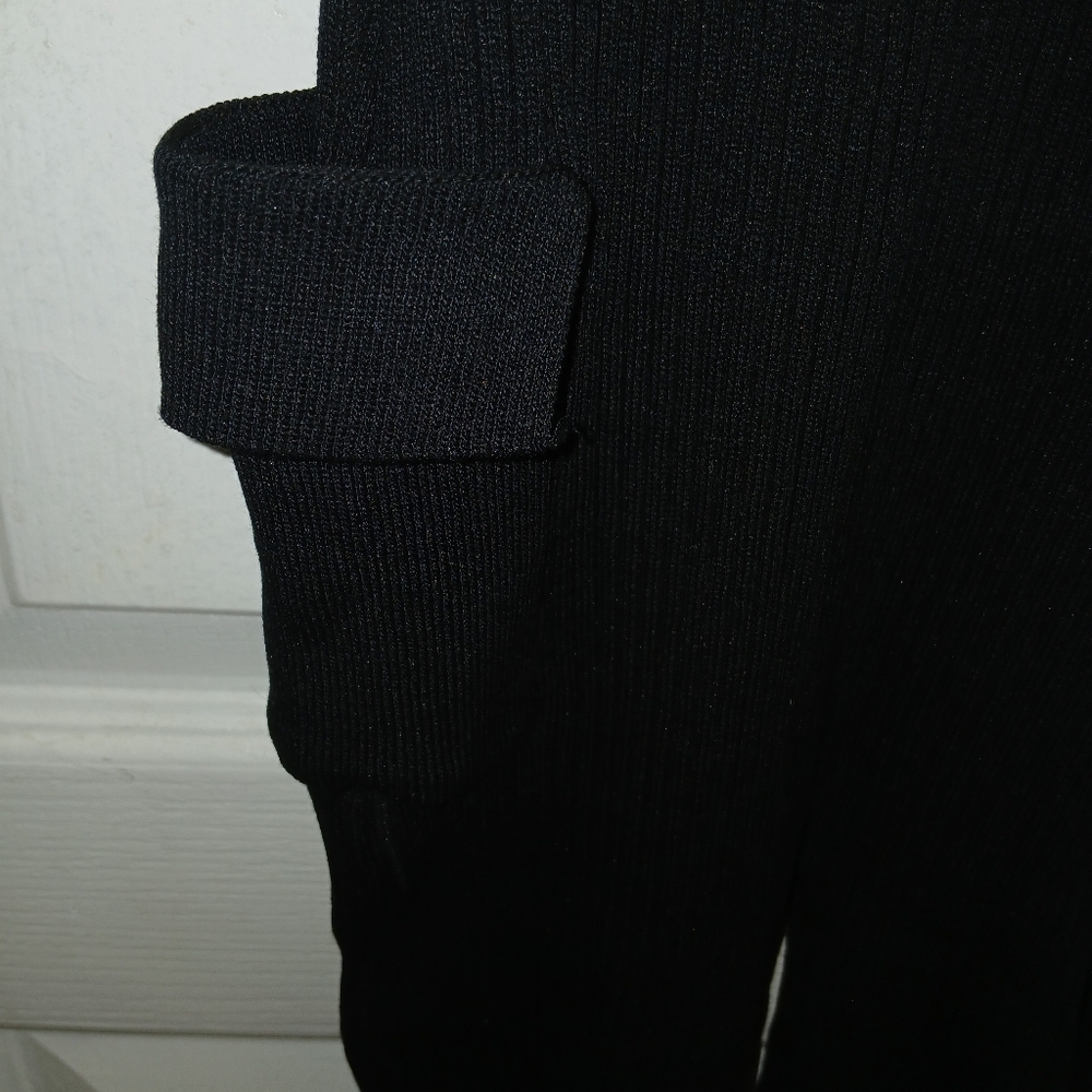 NWT Ardo Fashion Black Romper, Ribbed Knit, Sleeveless, Stretchy, Sz 3(M) - Picture 5 of 7